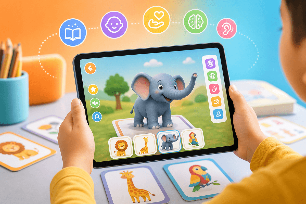 AR 互動學習 App